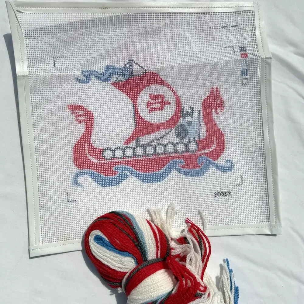 Viking Ship Needlepoint Kit
